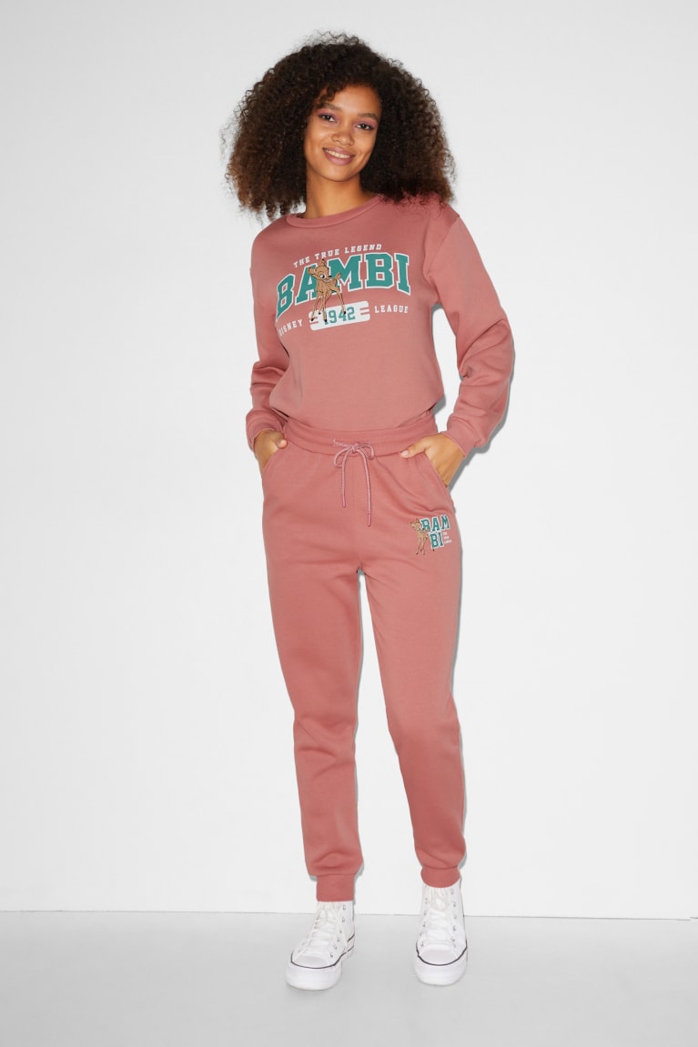 C&A Clockhouse Joggers Bambi Rosa Scuro | 2897-JSAIG