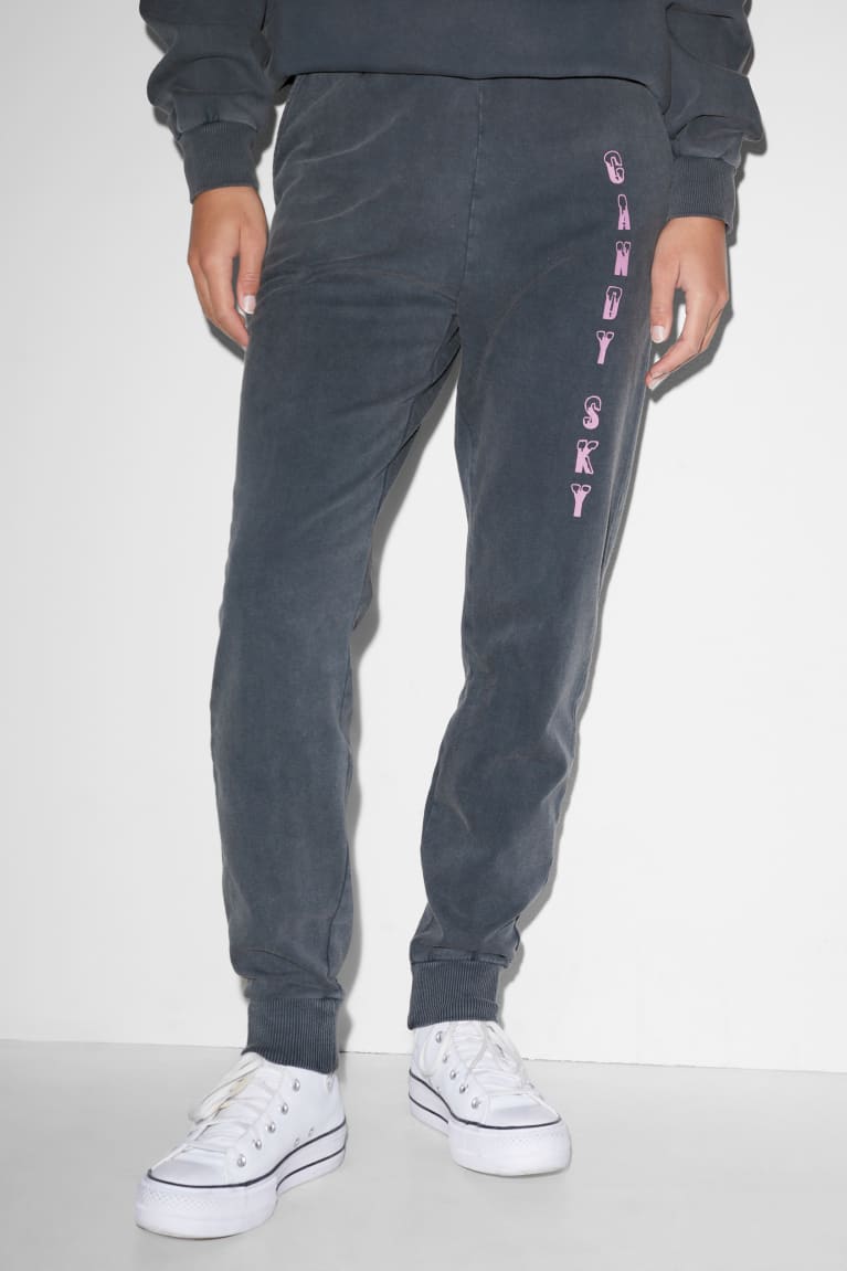 C&A Clockhouse Joggers Grigie Scuro | 1084-DHUNS