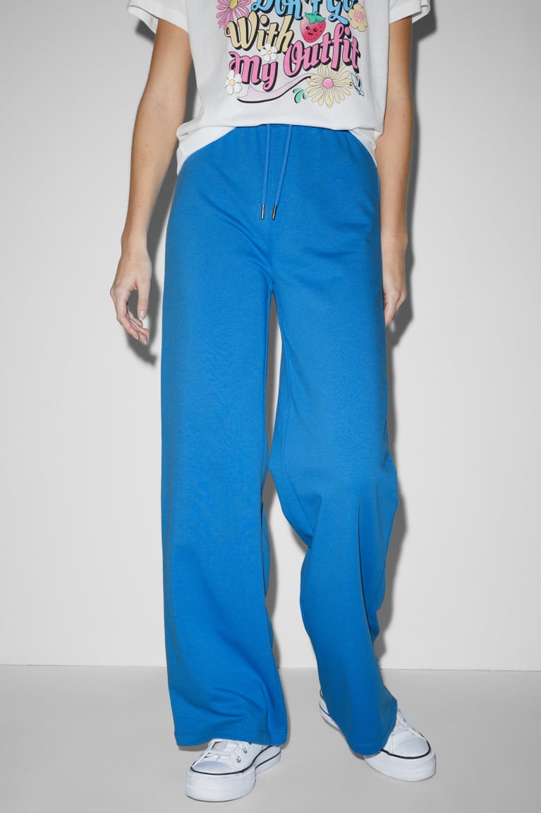 C&A Clockhouse Joggers With Recycled Polyester Blu | 6405-BTIMN