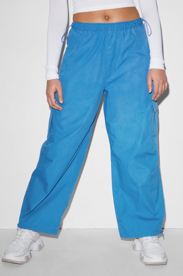 C&A Clockhouse Mid-rise Vita Loose Fit Blu | 6157-OJXYH