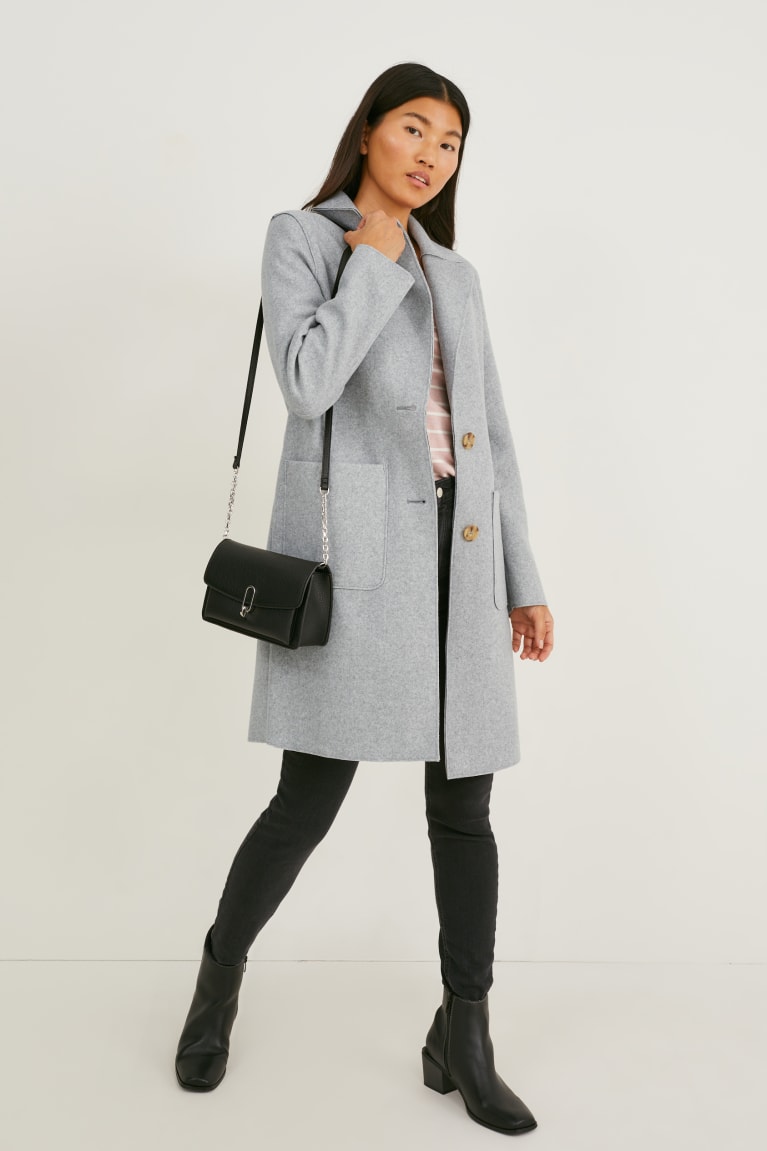 C&A Coat Grigie Chiaro | 8726-RPZGI