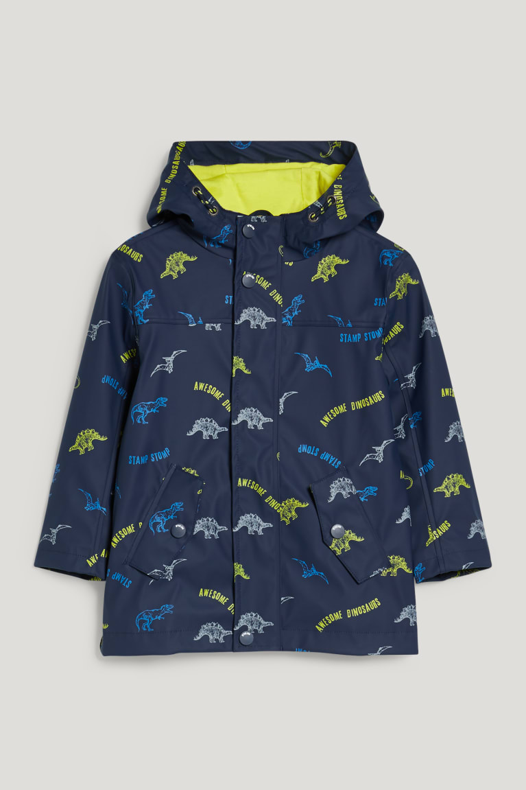 C&A Dinosaur Impermeabili With Hood Blu Scuro | 0724-YQNFS