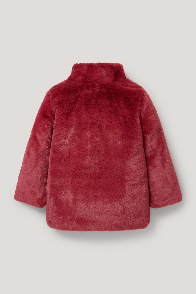 C&A Faux Fur Bordeaux | 2758-FDKMG