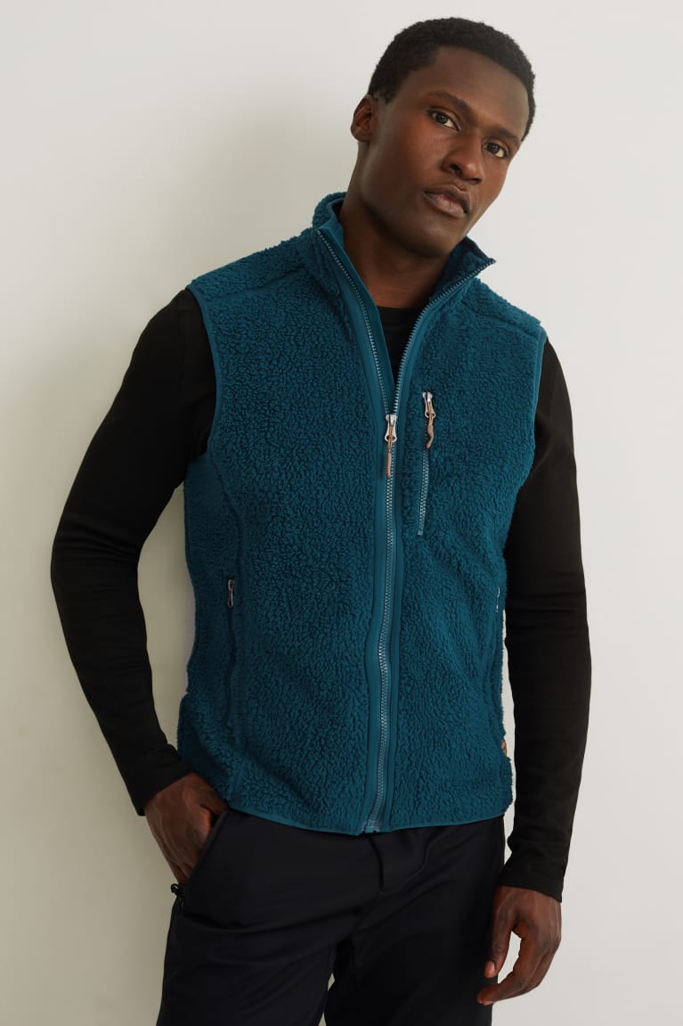 C&A Fleece Gilet Thermolite® Ecomade Recycled Verde Acqua | 5469-BAHUZ