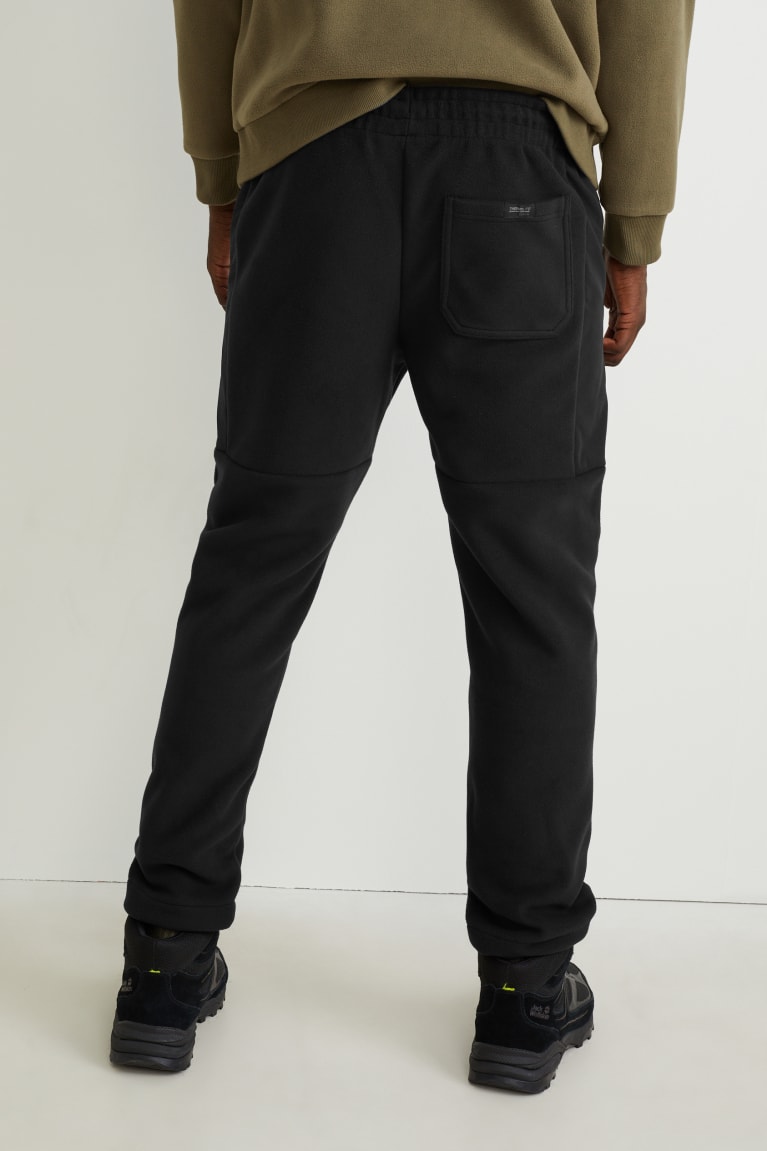 C&A Fleece Joggers Thermolite® Ecomade Recycled Nere | 8213-BFMNQ