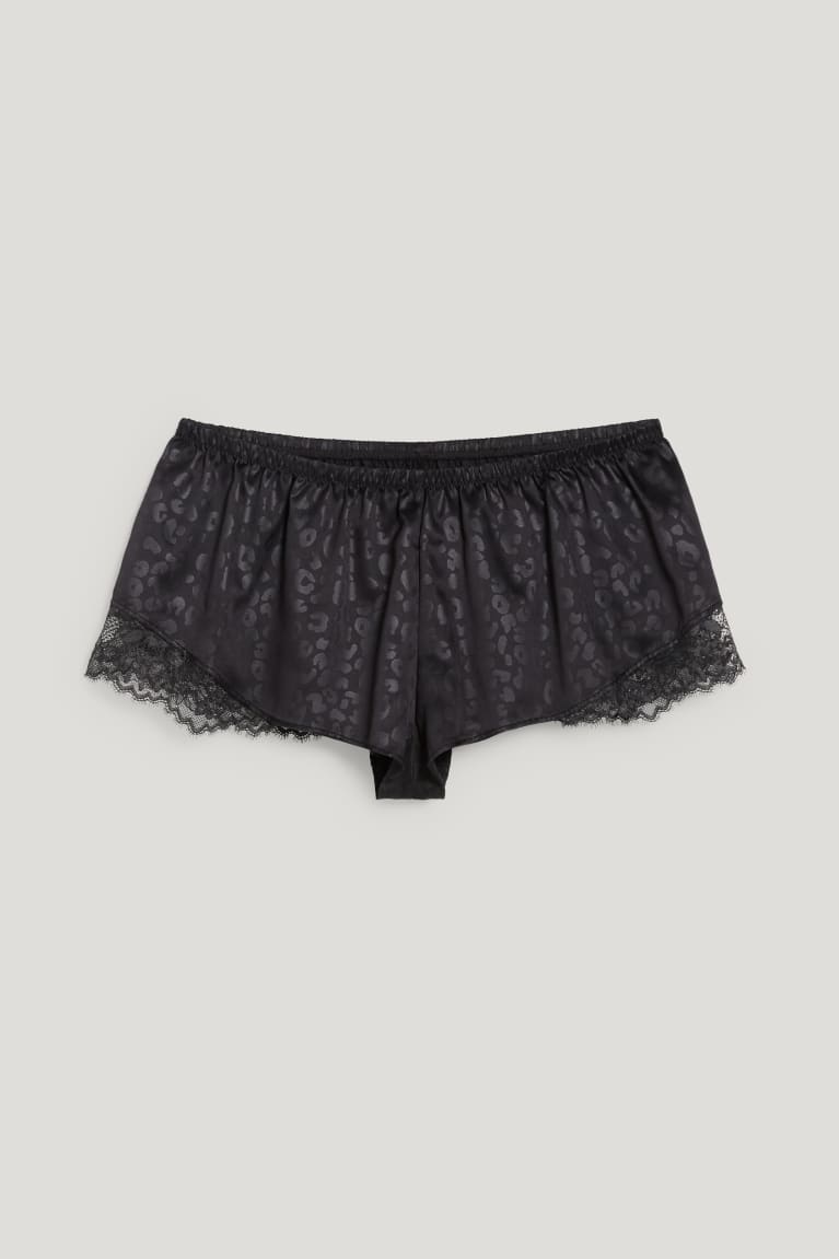 C&A French Knickers Nere | 3845-QFEHW