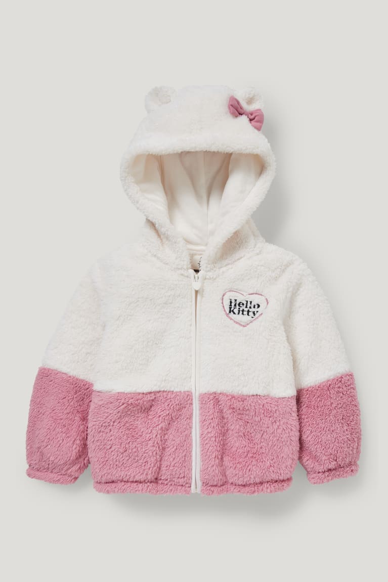 C&A Hello Kitty Teddy Fur With Hood Bianche | 7869-PXJDM