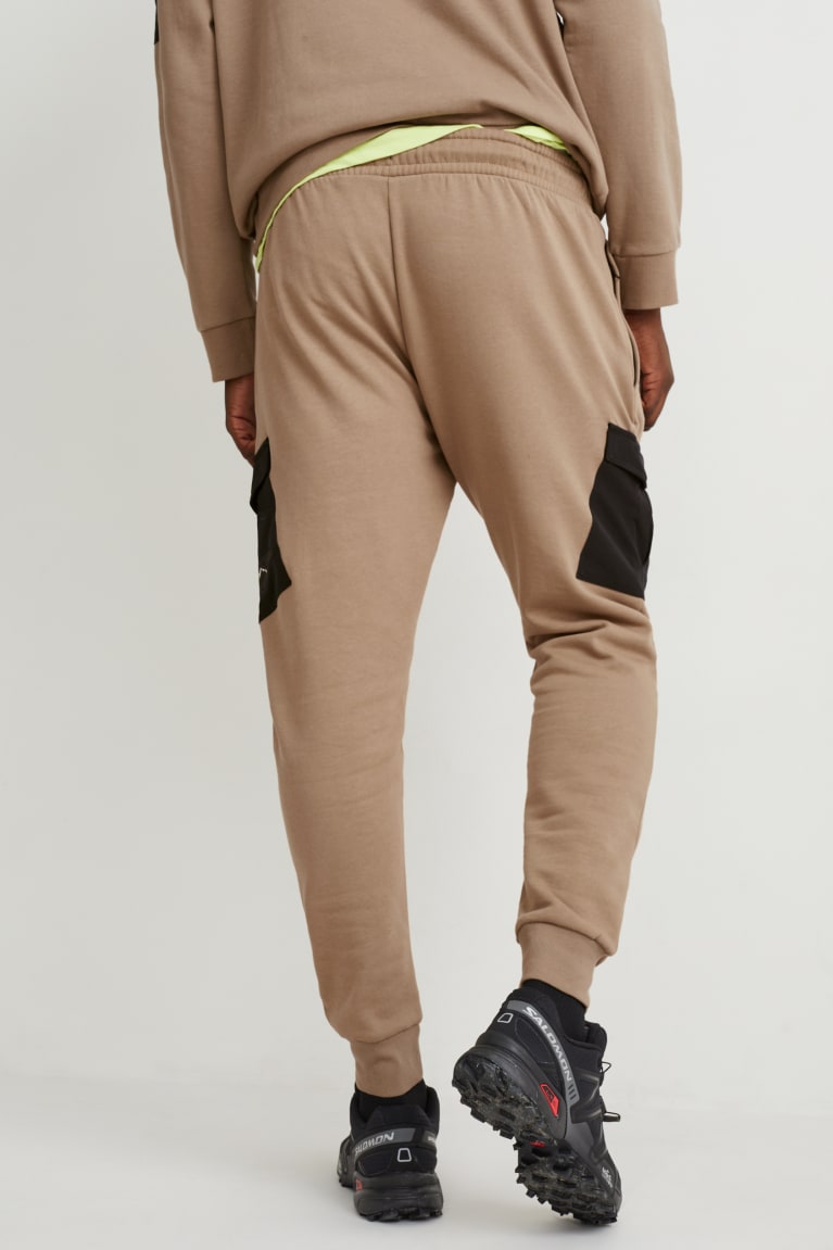 C&A Joggers Grigie Marroni | 1876-BUNES