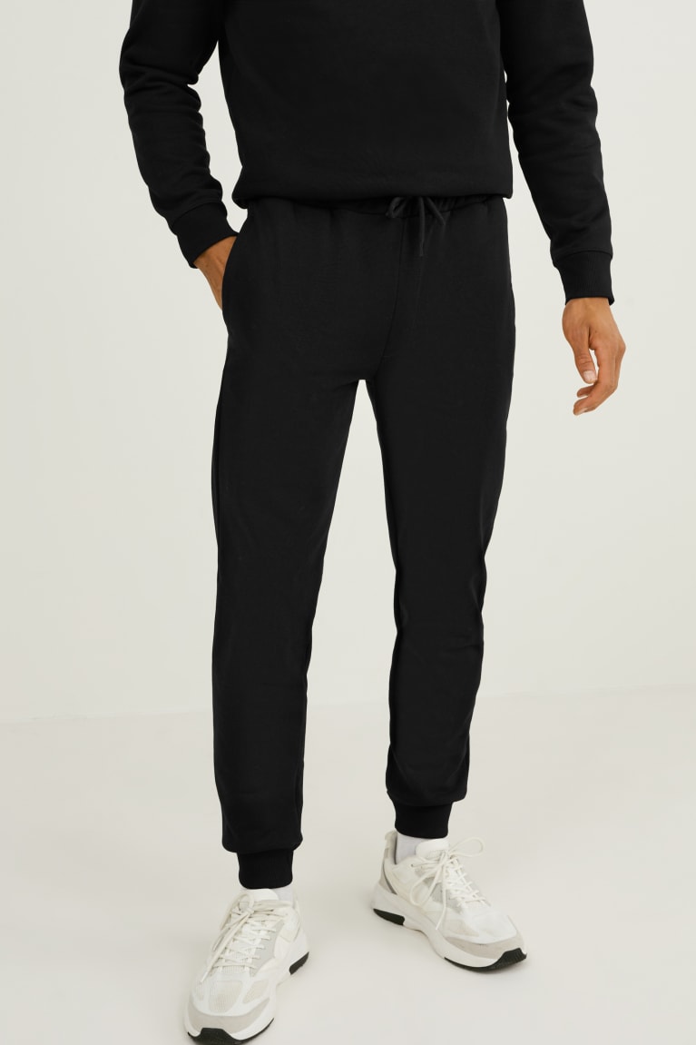 C&A Joggers Organic Cotone Nere | 3896-PGHFJ