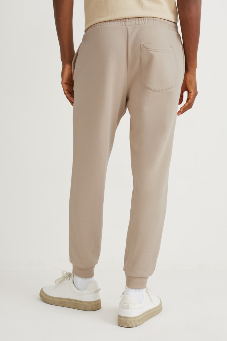 C&A Joggers With Organic Cotone Beige | 4786-FGZPU