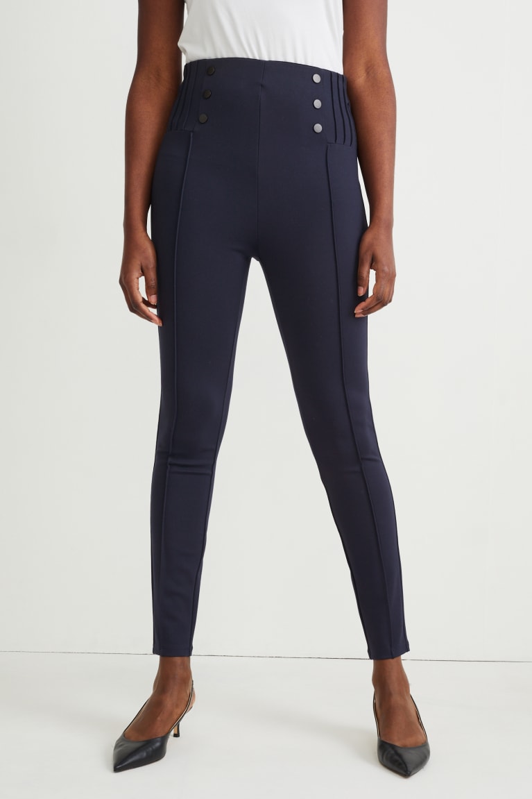 C&A Leggings Lenzing™ Ecovero™ Blu Scuro | 9158-JSXNR