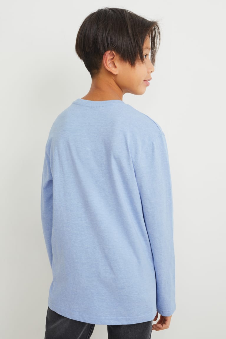 C&A Long Sleeve Blu Chiaro | 1403-DZPHY