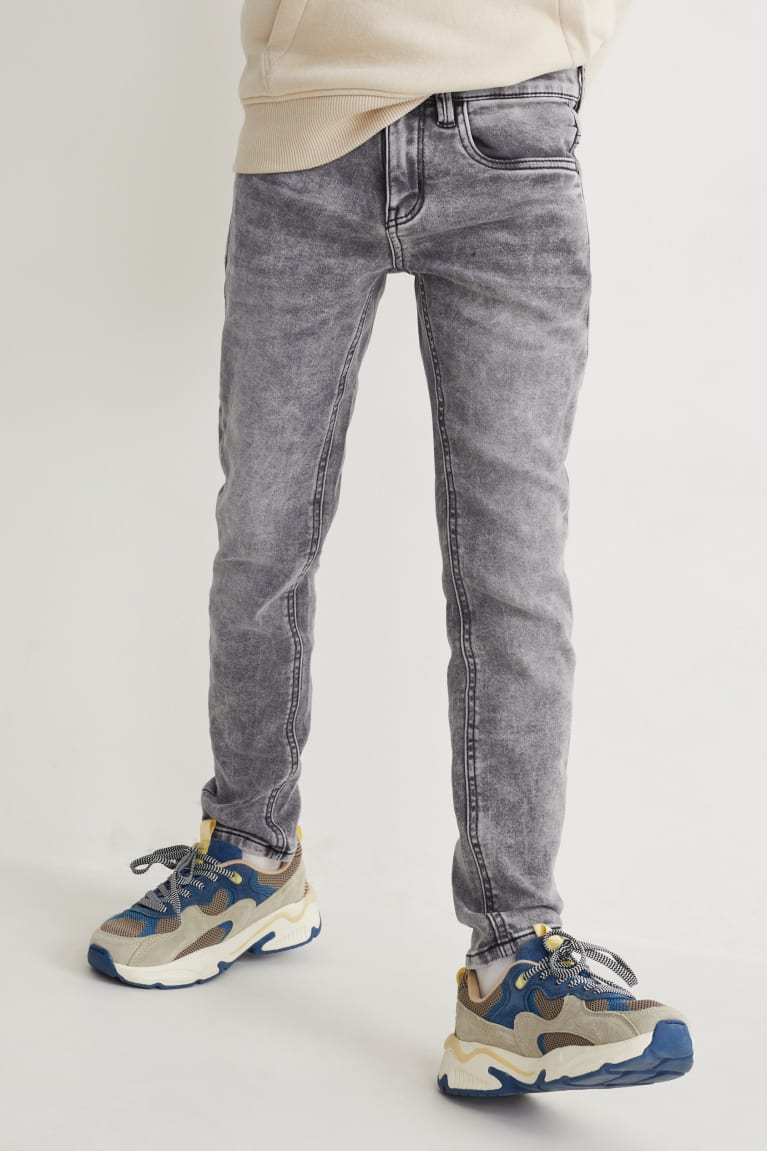 C&A Magro Jog Denim Blu Grigie | 3819-FKDUY