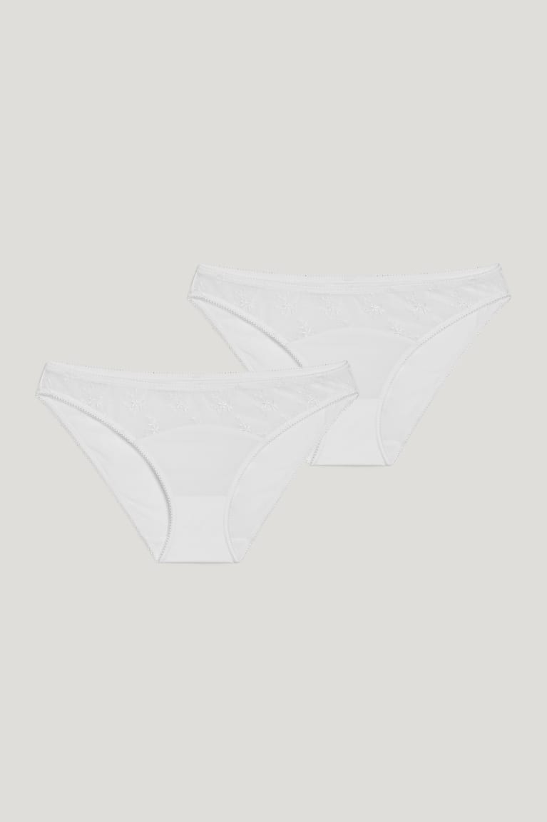 C&A Multipack Of 2 Briefs Bianche | 1539-HROQB