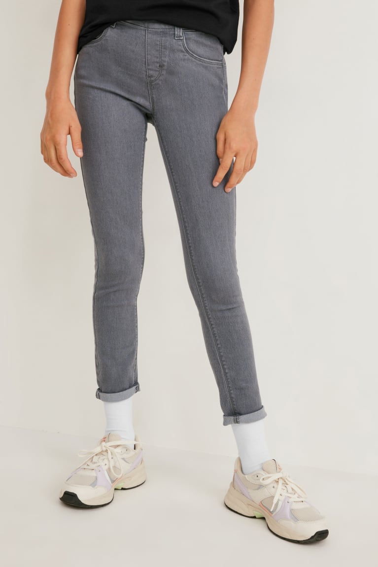 C&A Multipack Of 2 Jegging Blu Grigie Chiaro | 9180-PGLCV