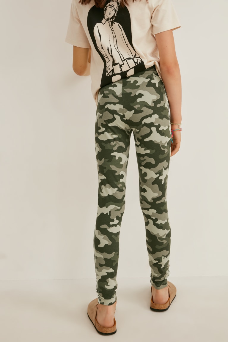 C&A Multipack Of 2 Leggings Camouflage | 9538-KUOXF