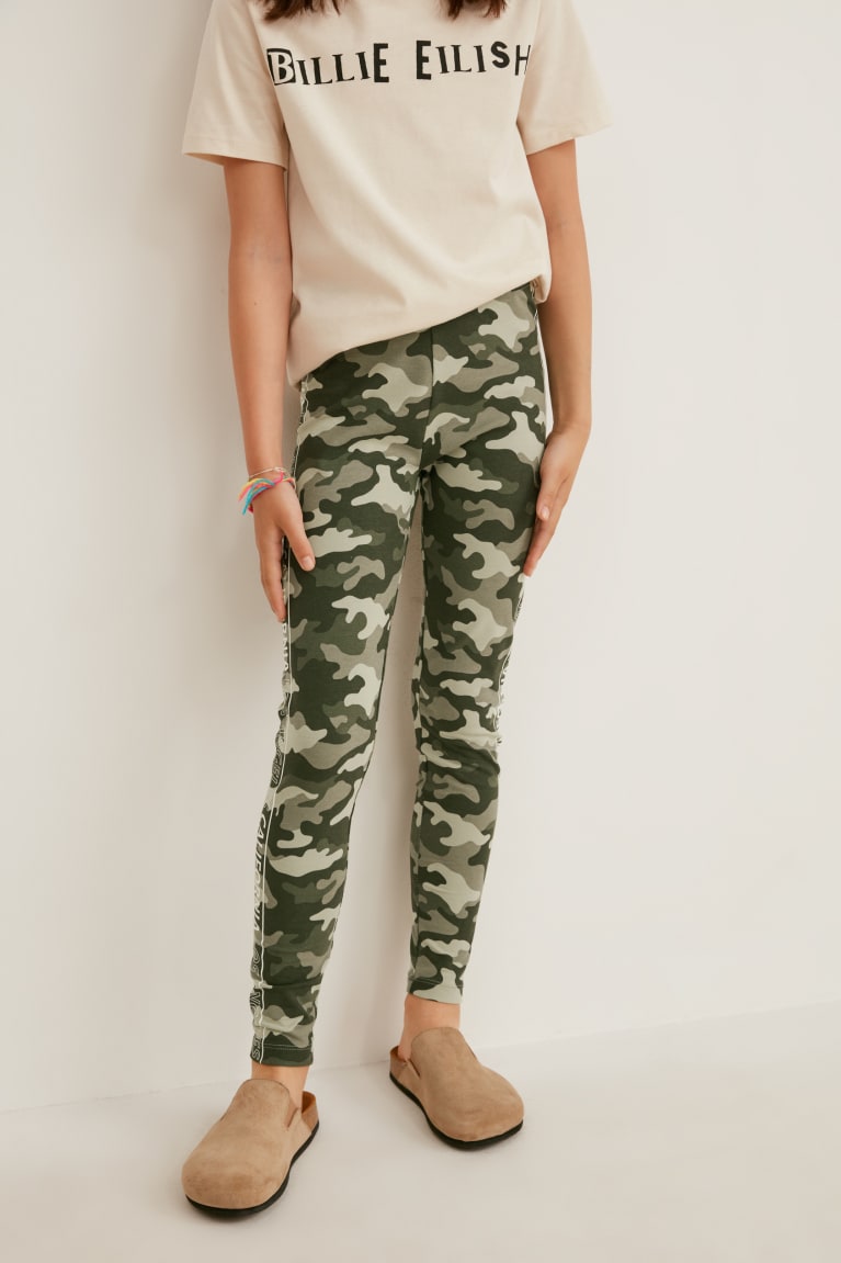 C&A Multipack Of 2 Leggings Camouflage | 9538-KUOXF