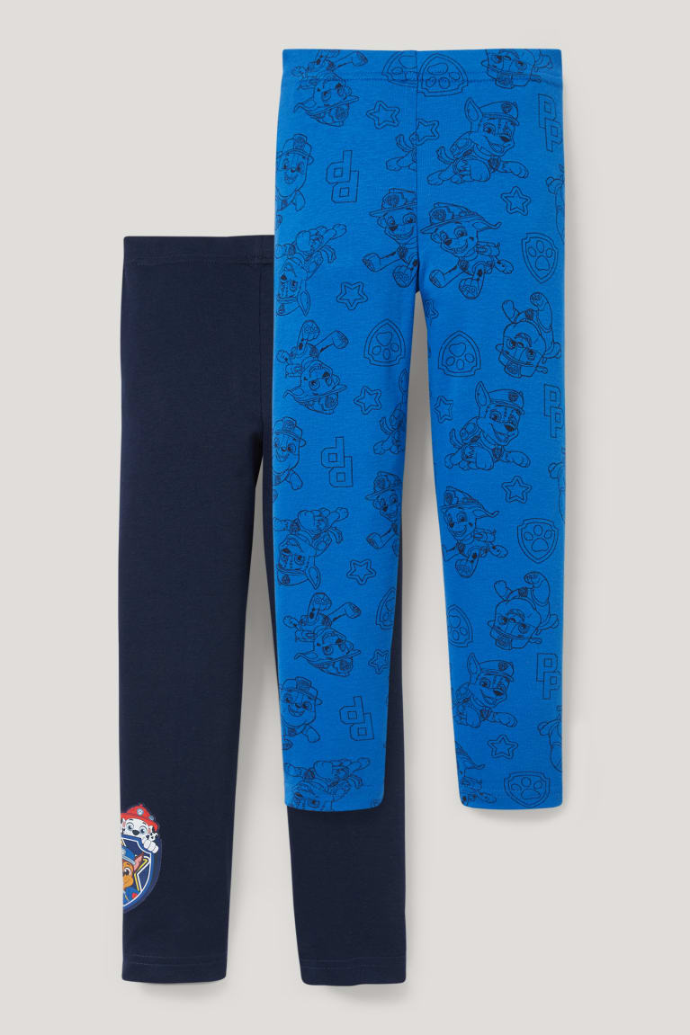 C&A Multipack Of 2 Paw Patrol Long Pants Organic Cotone Blu Scuro | 9180-VLCRD