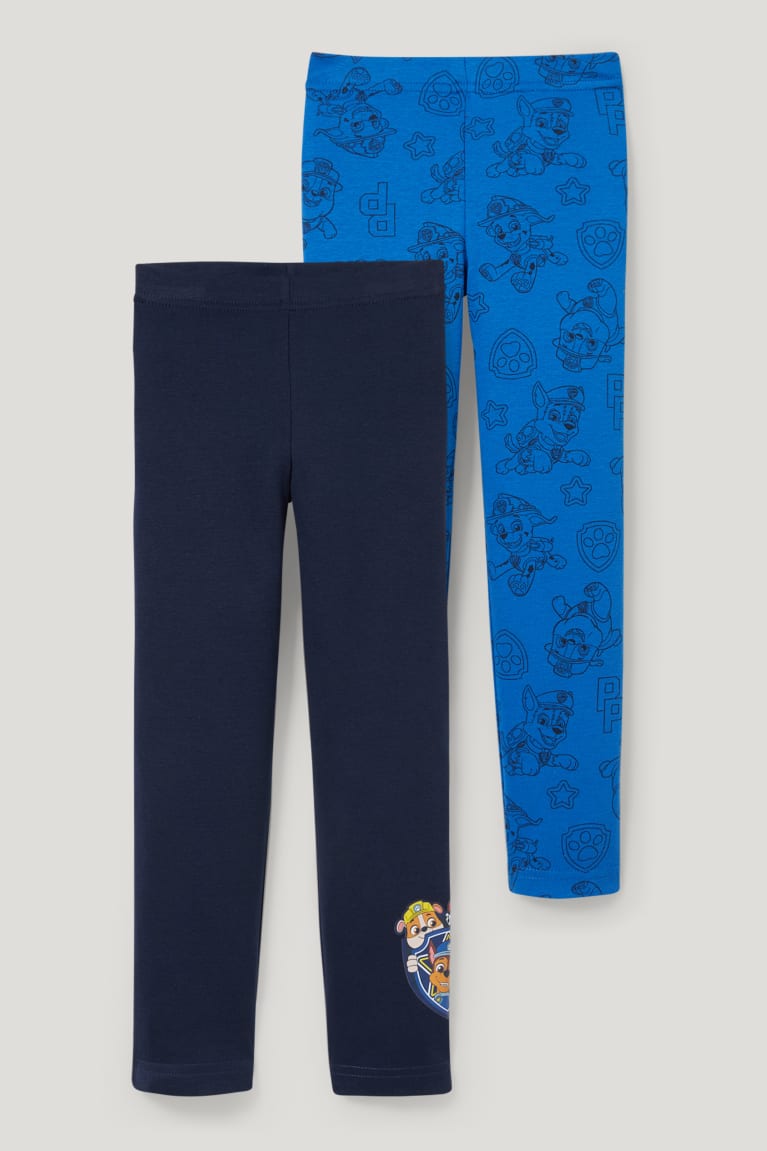 C&A Multipack Of 2 Paw Patrol Long Pants Organic Cotone Blu Scuro | 9180-VLCRD