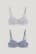 C&A Multipack Of 2 Underwire Bra Demi Imbottito Lycra® Blu Grigie | 3462-PZGUN