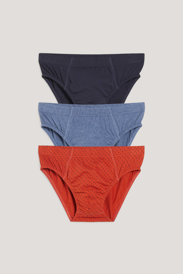 C&A Multipack Of 3 Briefs Organic Cotone Arancioni Rosse | 3986-YXQAJ