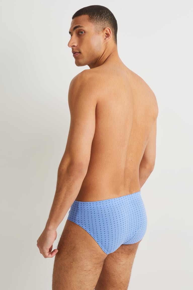 C&A Multipack Of 3 Briefs Organic Cotone Blu | 8429-VWEPM