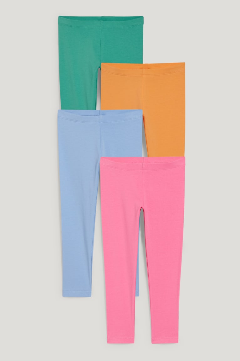 C&A Multipack Of 4 Leggings Rosa | 4906-GVHRO