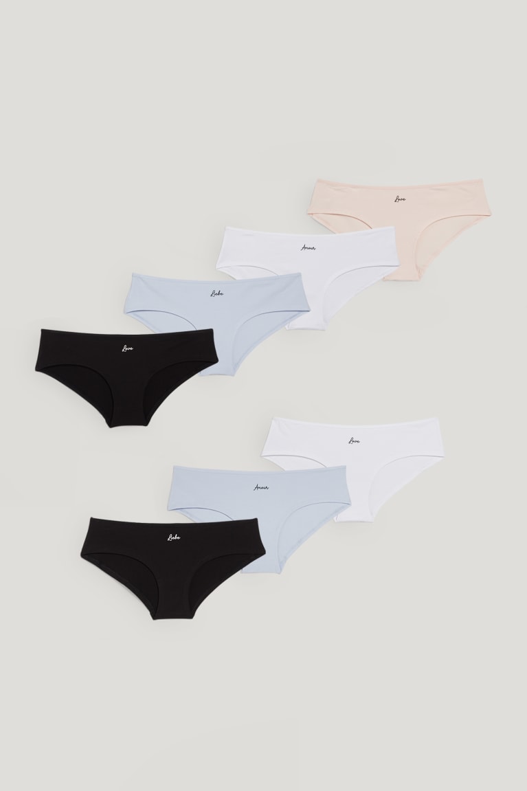 C&A Multipack Of 7 Hipster Briefs Nere | 3901-GAEWJ