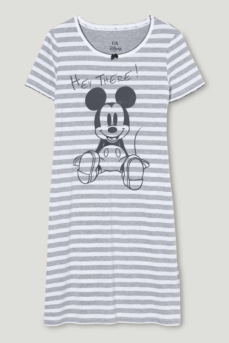 C&A NightStriped Mickey Mouse Grigie | 2795-PQNRV