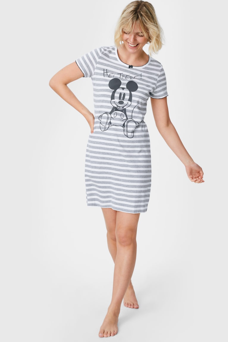 C&A NightStriped Mickey Mouse Grigie | 2795-PQNRV