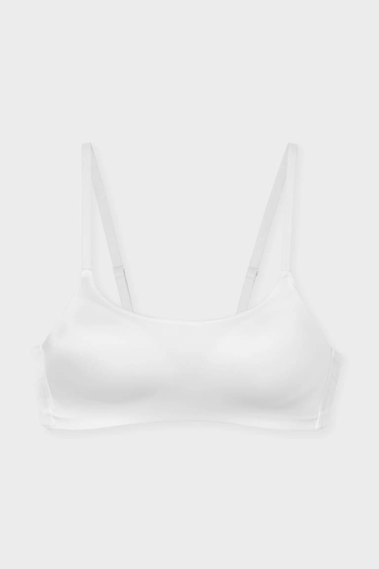 C&A Non-wired Bra Imbottito Bianche | 8059-AXOSJ