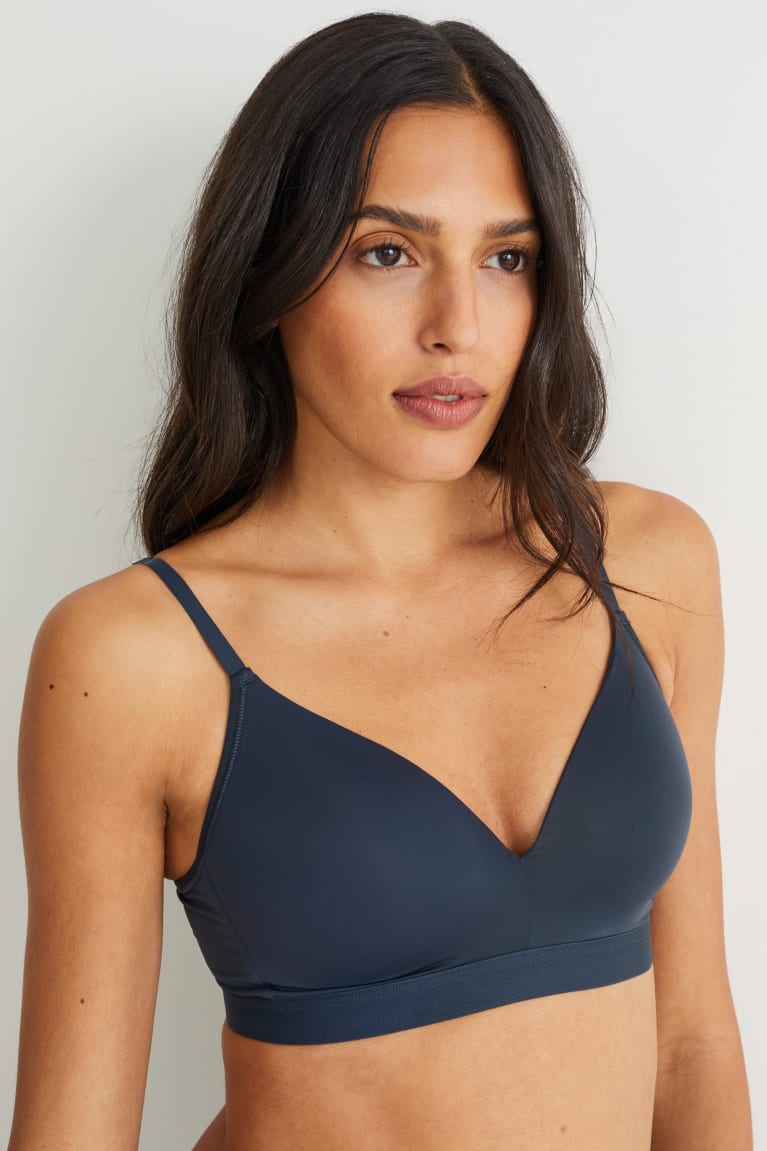 C&A Non-wired Bra Imbottito Blu Scuro | 6834-XDOBM