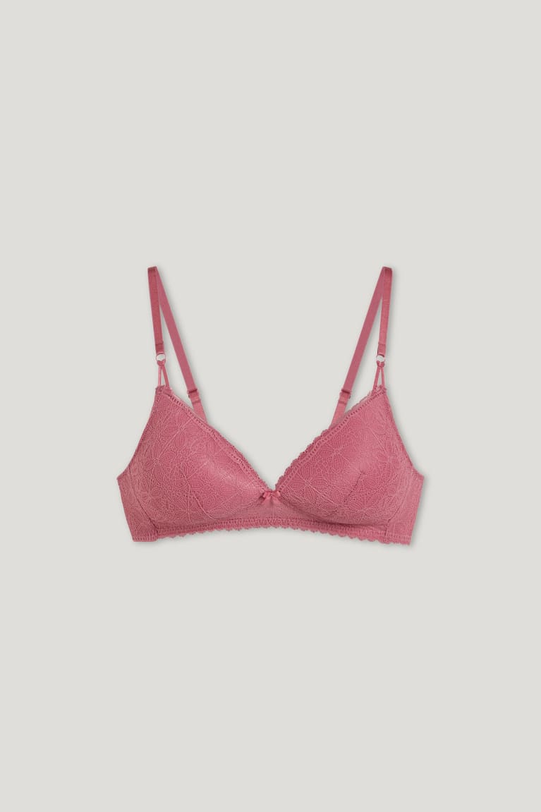 C&A Non-wired Bra Imbottito Lycra® Rosa | 2814-EKIFY