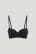 C&A Non-wired Bra Plunge Push-up Seamless Lycra® Nere | 5192-ROBJV