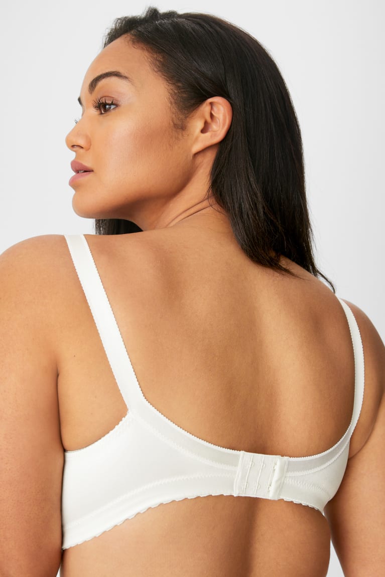 C&A Non-wired Minimiser Bra Shiny Creme | 6708-IDUET