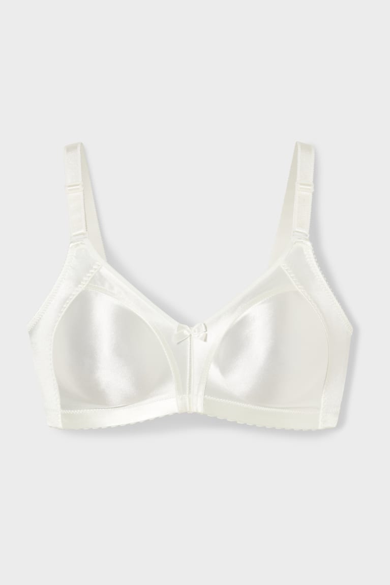 C&A Non-wired Minimiser Bra Shiny Creme | 6708-IDUET