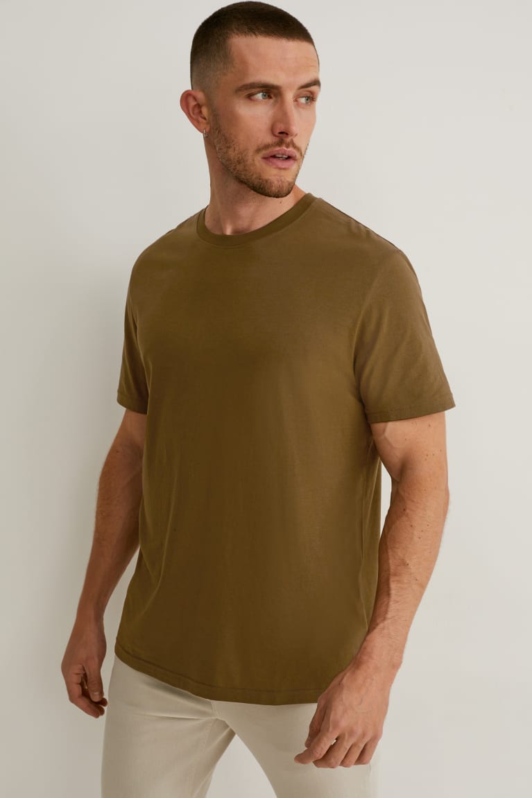 C&A Organic Cotone Khaki | 5367-PQTJX