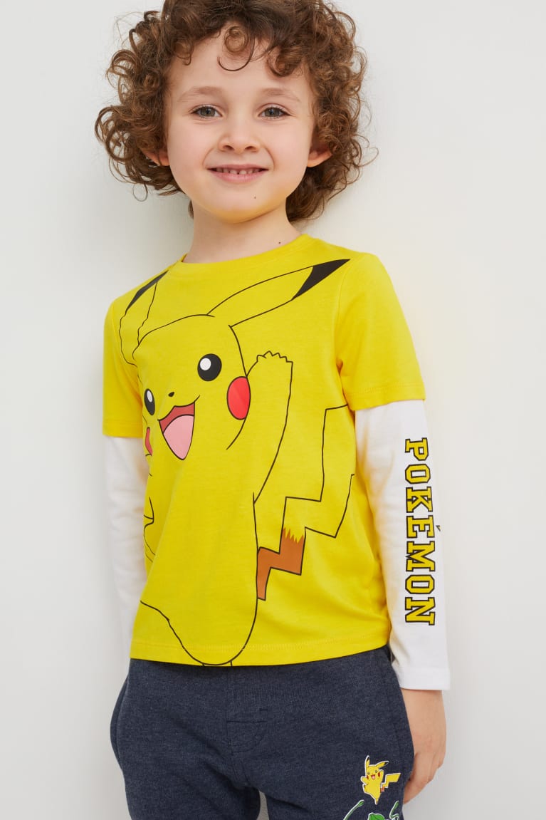 C&A Pokémon Long Sleeve Gialle | 2789-MHVXJ