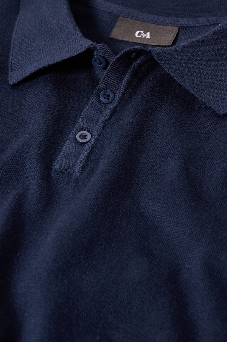 C&A Polo Blu Scuro | 6530-NBRWA