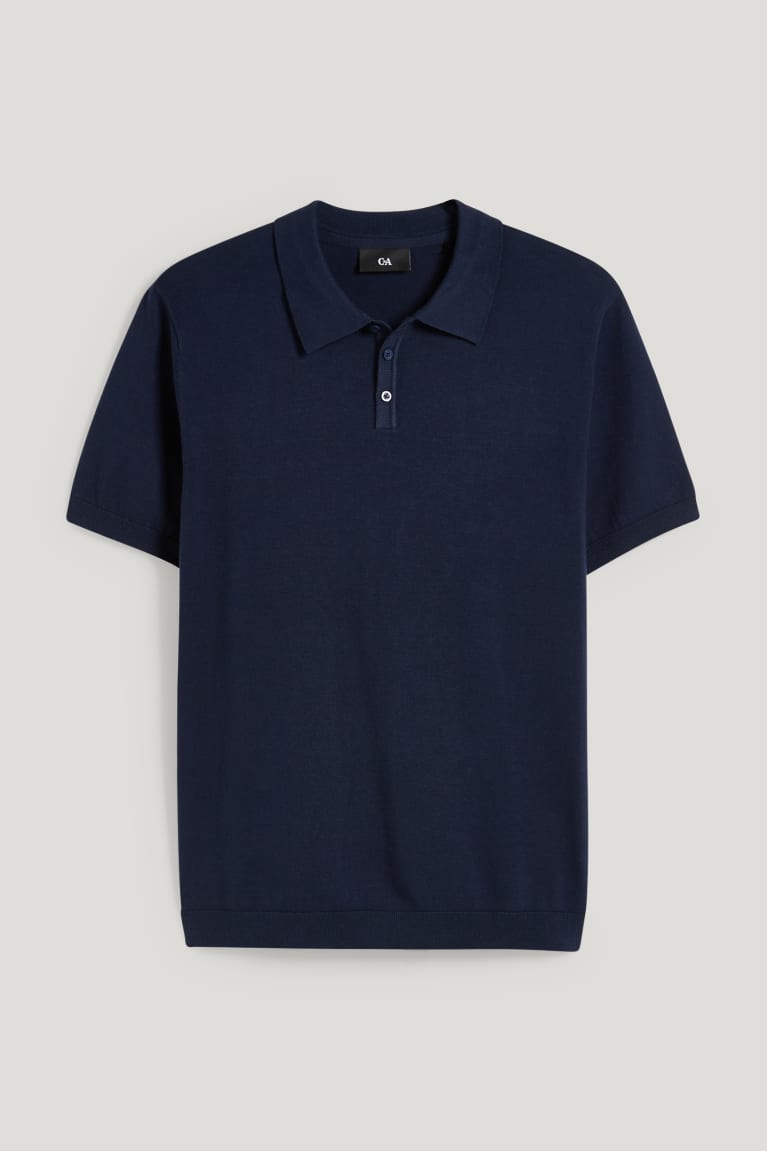 C&A Polo Blu Scuro | 6530-NBRWA