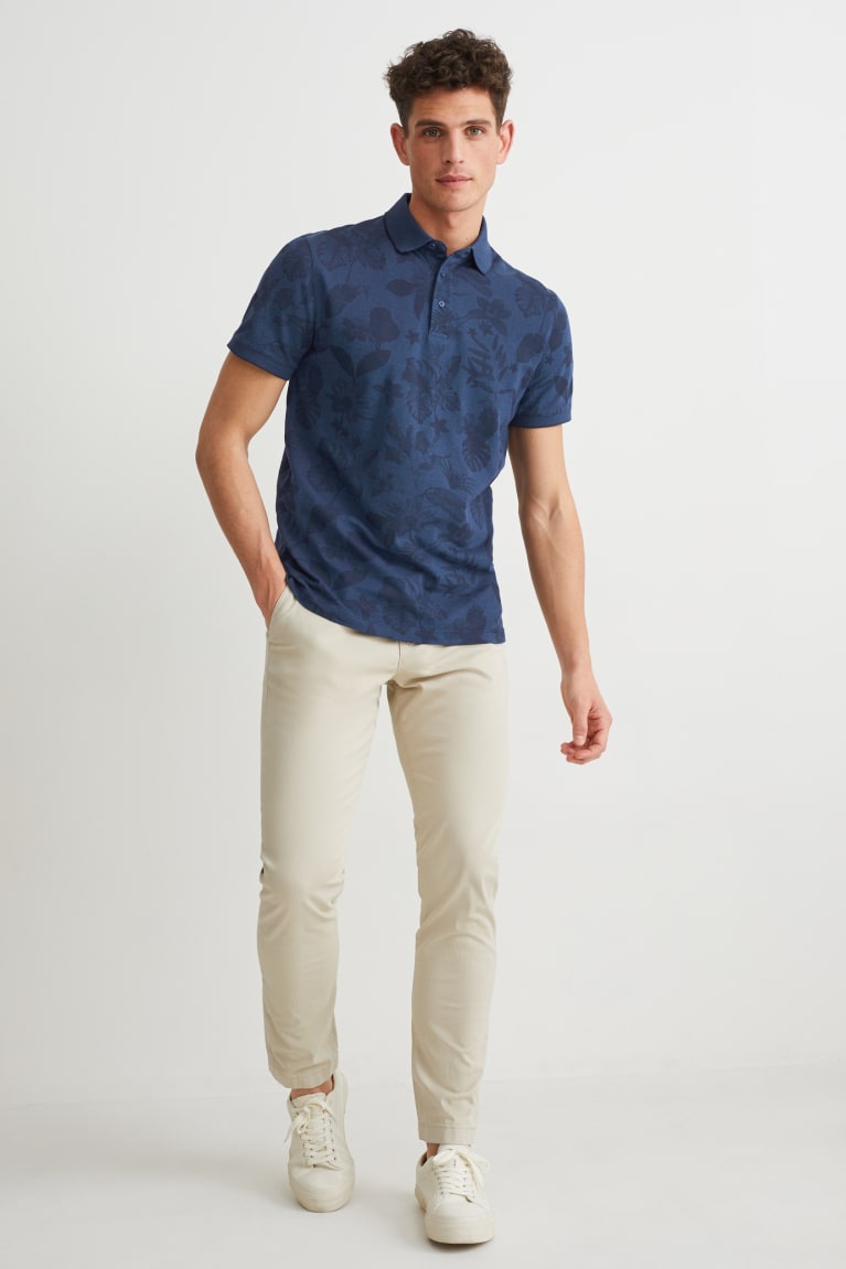 C&A Polo Blu Scuro | 9617-MBYXF