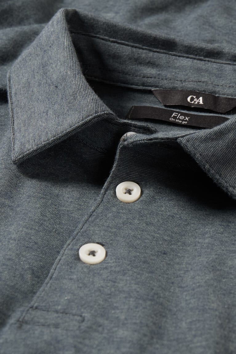 C&A Polo Flex Organic Cotone Verdi | 8912-OXAZR