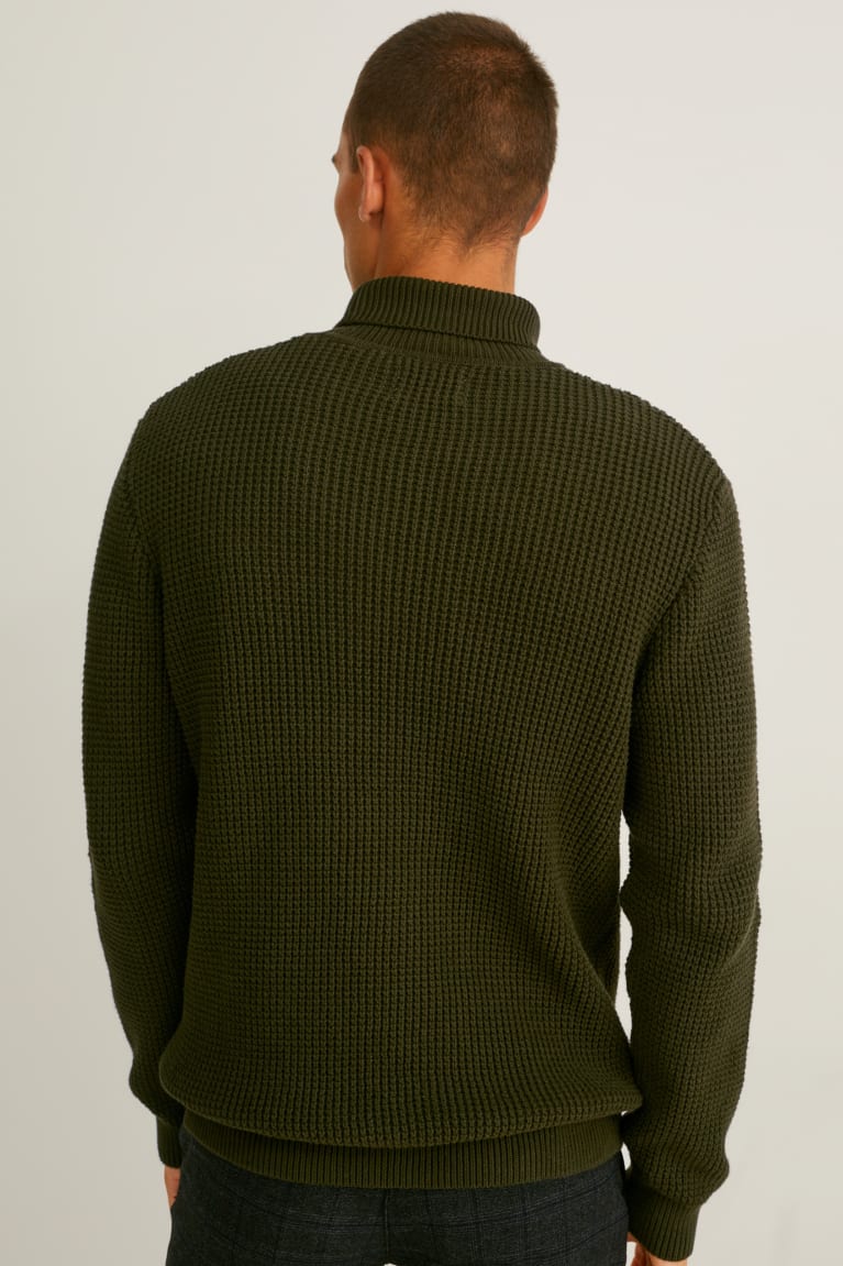 C&A Polo Neck Khaki | 5872-AFUEJ