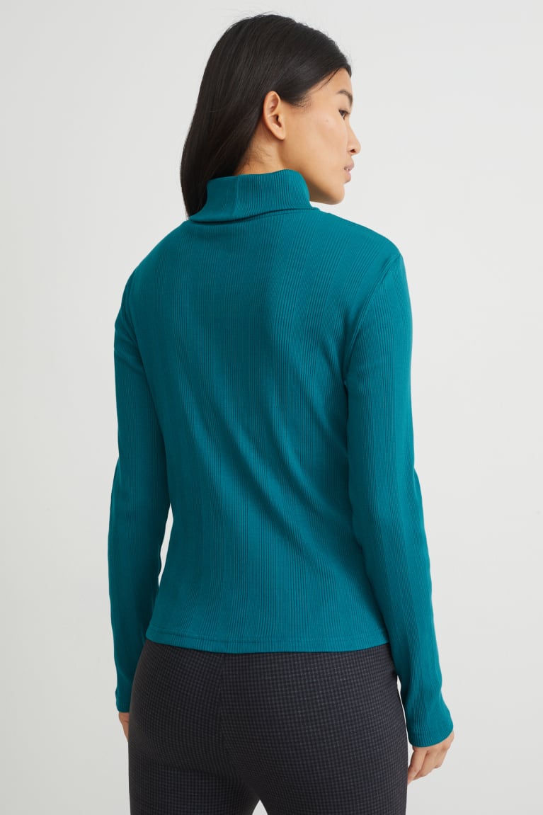 C&A Polo Neck Verdi Scuro | 7532-JPSVB