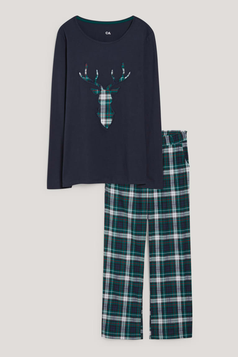 C&A Pyjamas Blu Scuro | 1509-UJKLZ