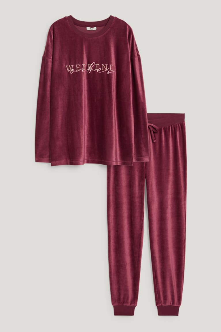 C&A Pyjamas Bordeaux | 0387-DOHYP