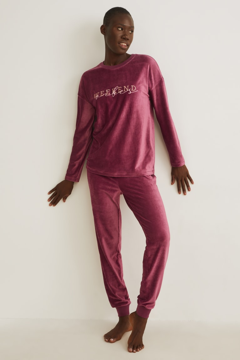 C&A Pyjamas Bordeaux | 0387-DOHYP