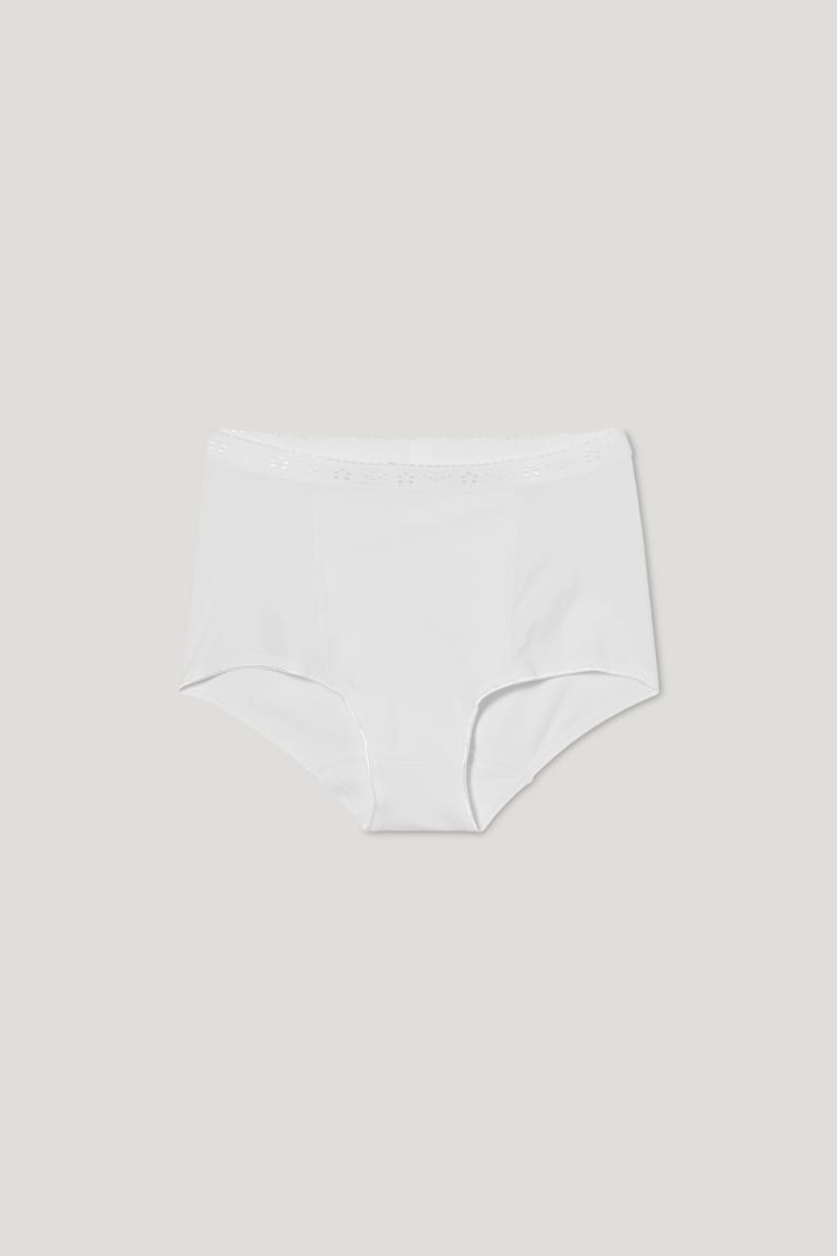 C&A Shaping Briefs Organic Cotone Bianche | 5964-PQTZD