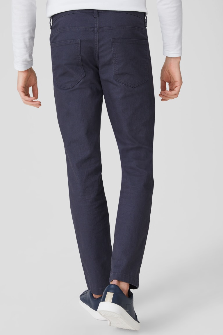 C&A Slim Fit Blu Scuro | 0248-QUIZL