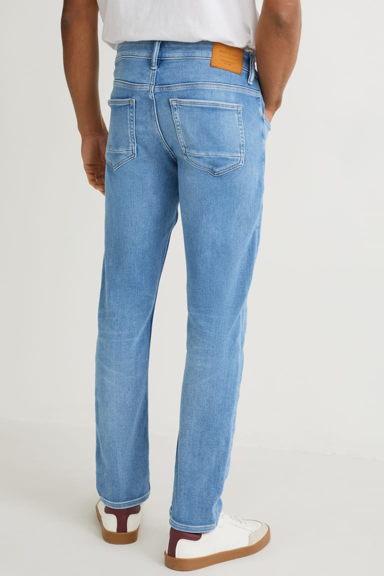 C&A Slim Flex Jog Denim With Organic Cotone Blu Blu Chiaro | 3958-MXSBW